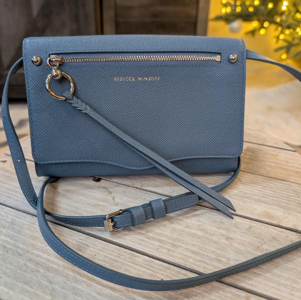 Nwot Rebecca Minkoff Genuine Leather "Gabby" Crossbody/Clutch
